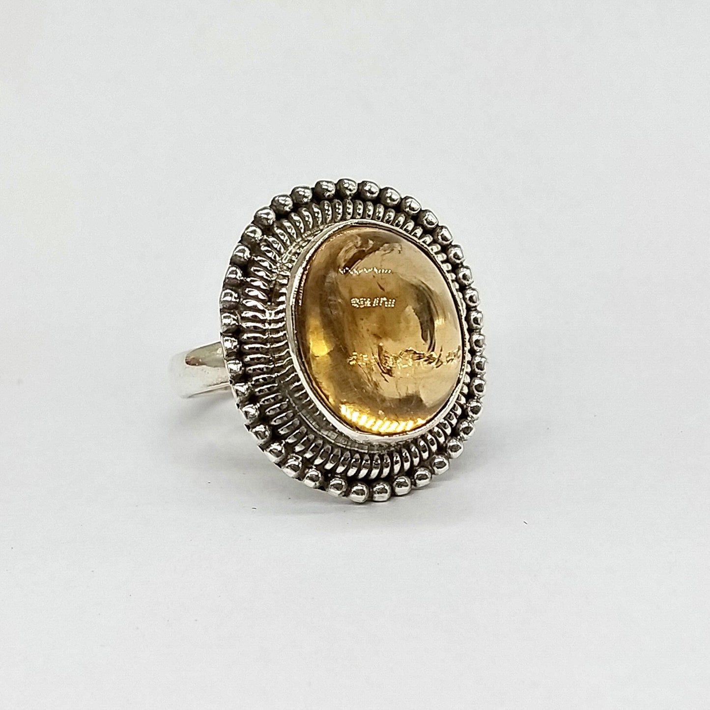 Citrine Boho Ring,Silver Ring,Natural stone Ring,Handmade Ring, Gemstone Ring,Boho Jewelry,Oval shape Ring,Boho Ring, jewellery,gift,rings