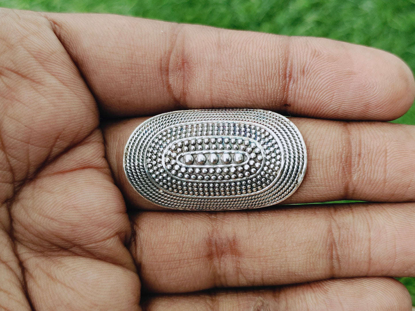 Full Finger Sterling Silver Ring , Handmade Silver Ring, Stacking Silver Ring , Boho Statement Ring, handcrafted Boho ring , Silver Ring