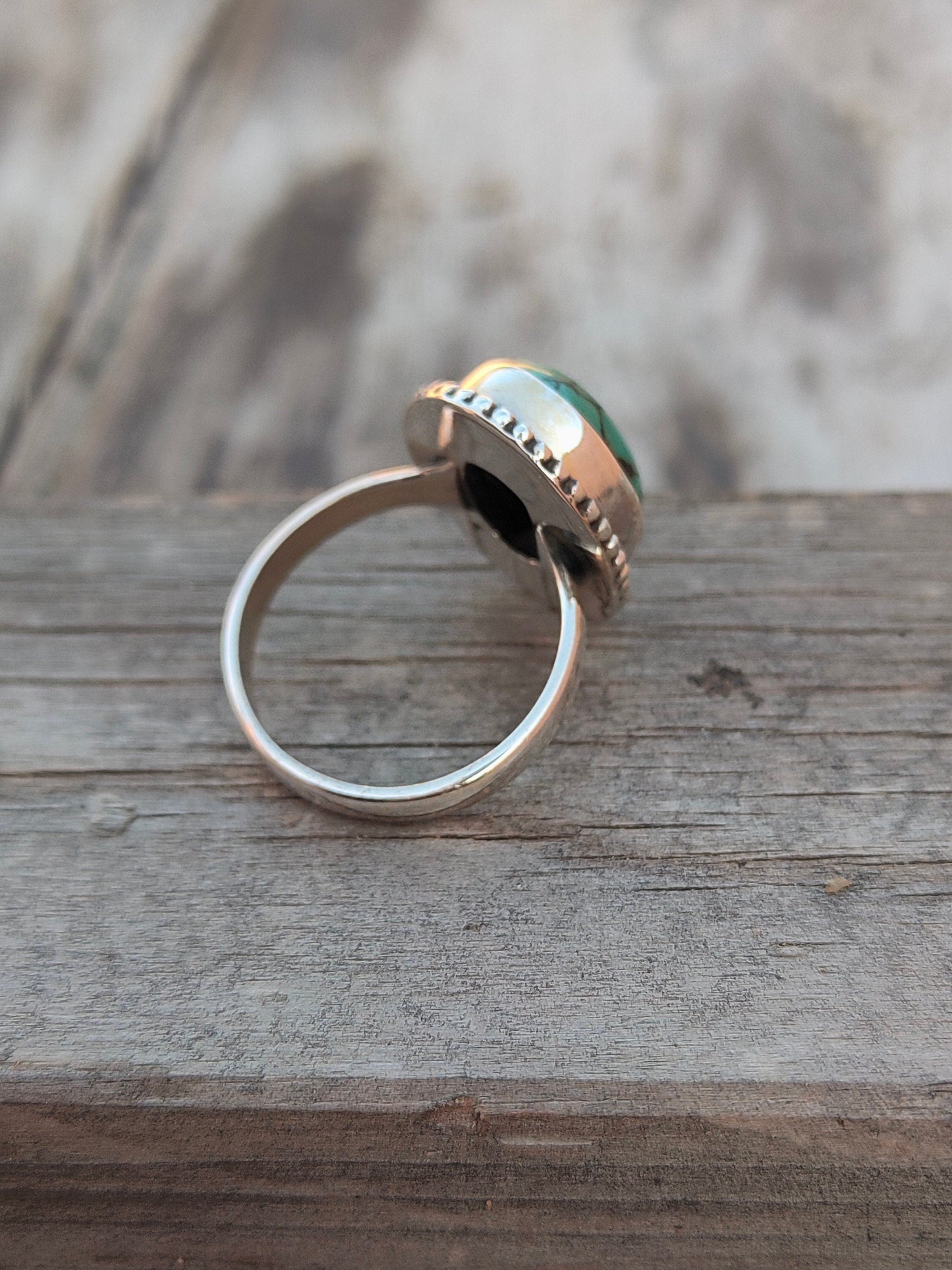 Türkis Boho Ring - Türkis Sterling Silber Ring - handgefertigter Bohemian Ring - Bohemian Ring - Türkis - Ringe - Geschenk für - Bohemian