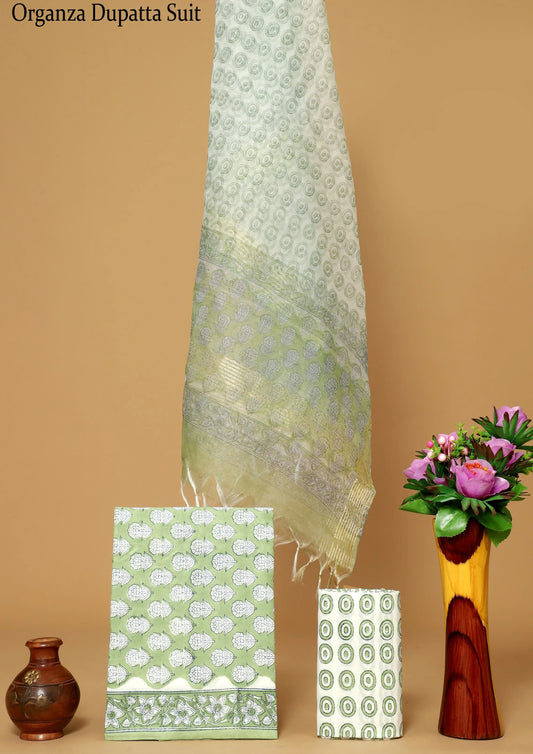 Special Organza Duptta Cotton suits