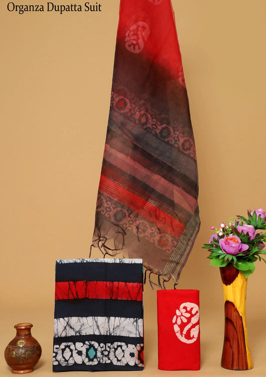 Special Organza Duptta Cotton suits