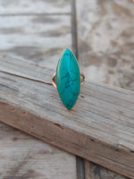 Turquoise Boho  Ring - Turquoise Sterling Silver Ring - Hand Crafted Bohemian Ring-Bohemian Ring - Turquoise - Rings -Gift for - bohemian