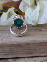 Turquoise Boho  Ring - Turquoise Sterling Silver Ring - Hand Crafted Bohemian Ring-Bohemian Ring - Turquoise - Rings -Gift for - bohemian