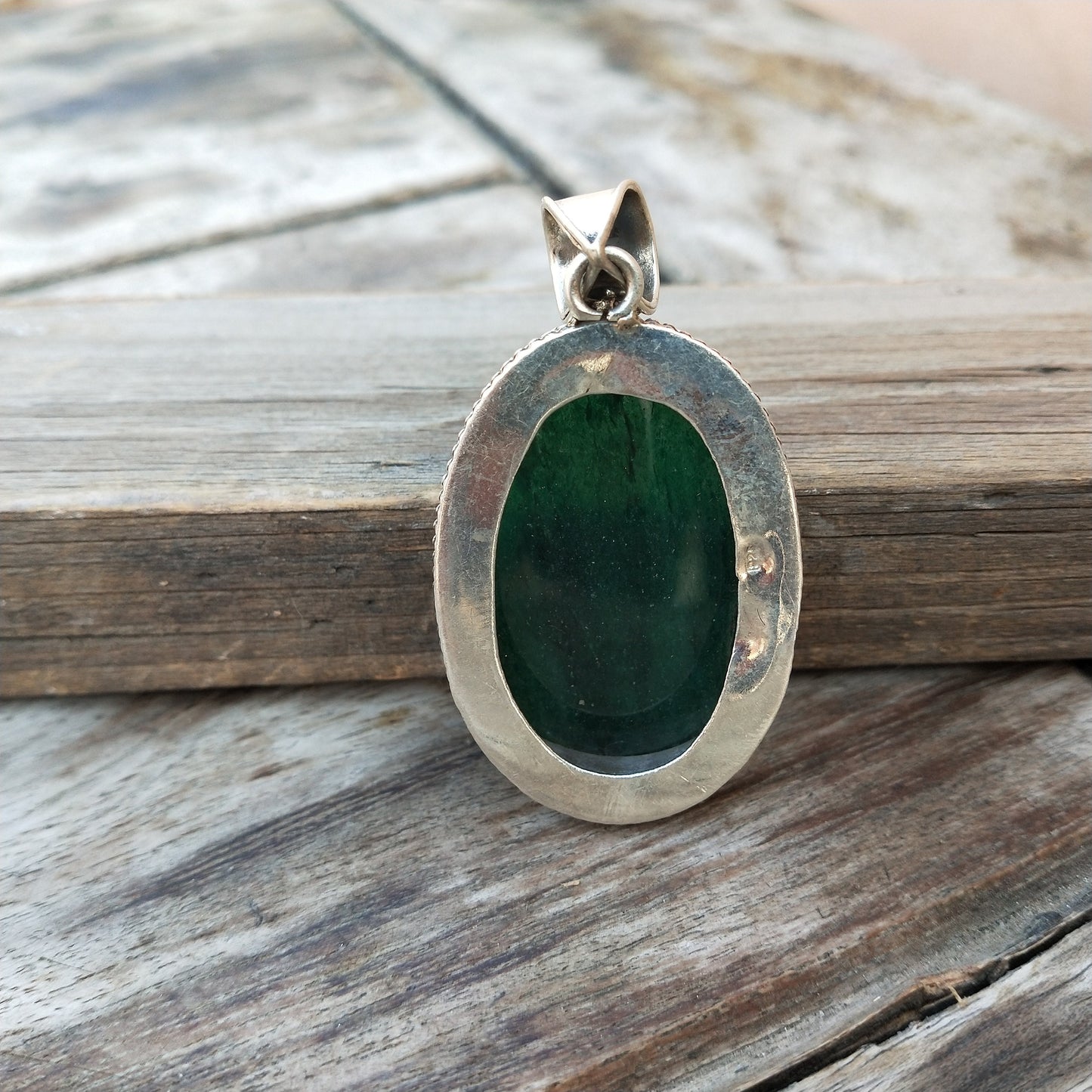 Green Aventurine Pendant in Solid 925-Sterling Silver | Gorgeous Handmade Aventurine Pendant | Boho Pendant Gift for Her