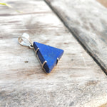 Lapis Pendant in Solid 925-Sterling Silver | Gorgeous Handmade Lapis Pendant | Bezel Pendant Gift for Her