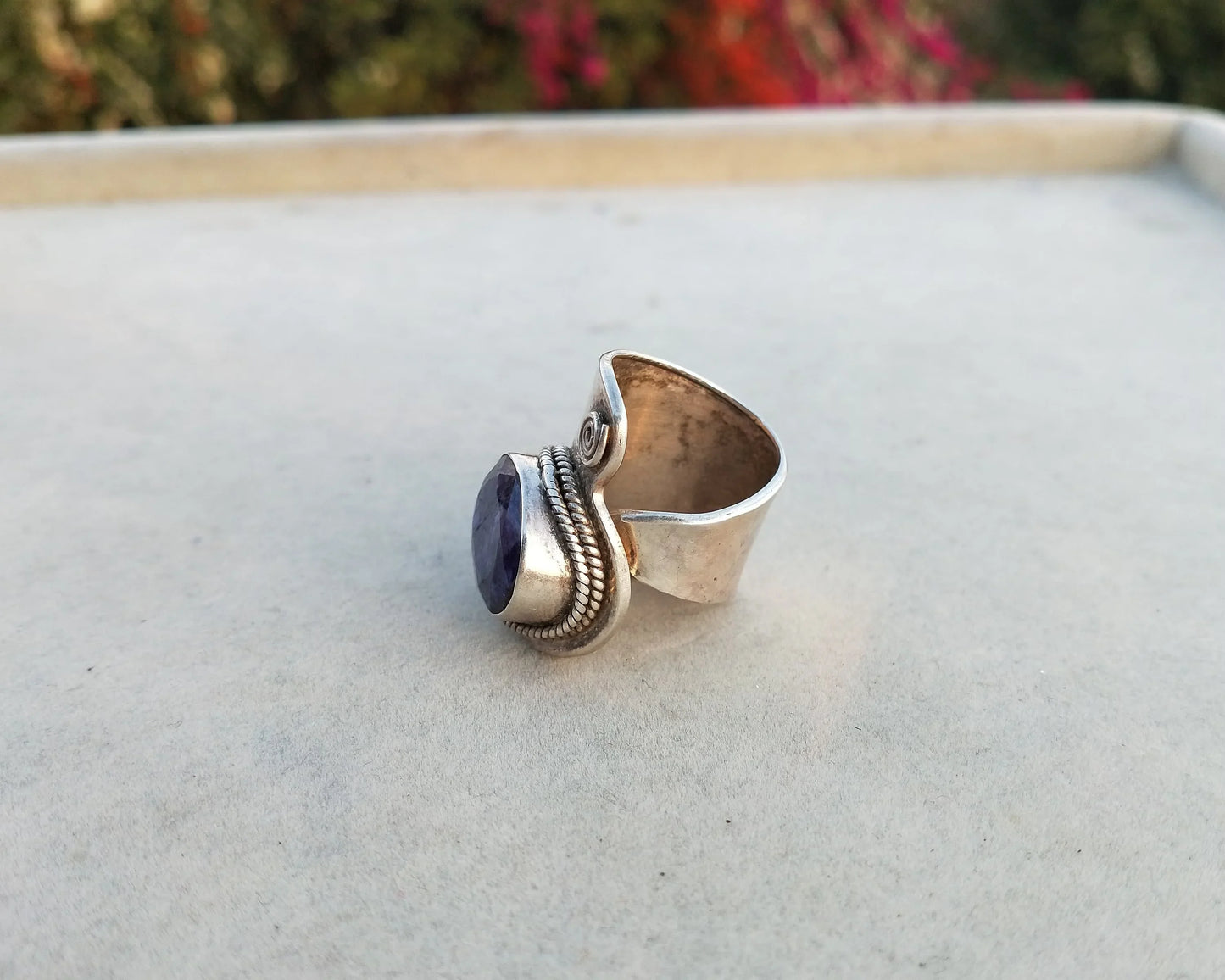 Gorgeous Charoite Boho Ring | Charoite 925-Sterling Silver Ring | Handmade Ring | Silver Ring | Charoite Ring | Boho Jewelry | Rings | Gift