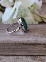 Turquoise Boho  Ring - Turquoise Sterling Silver Ring - Hand Crafted Bohemian Ring-Bohemian Ring - Turquoise - Rings -Gift for - bohemian