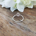 Rose Quartz Sterling Silver Ring - Boho Statement Ring - Hand Crafted Bohemian Ring-Bohemian Ring- Rose Quartz - Rings -Gift for her - Gifts