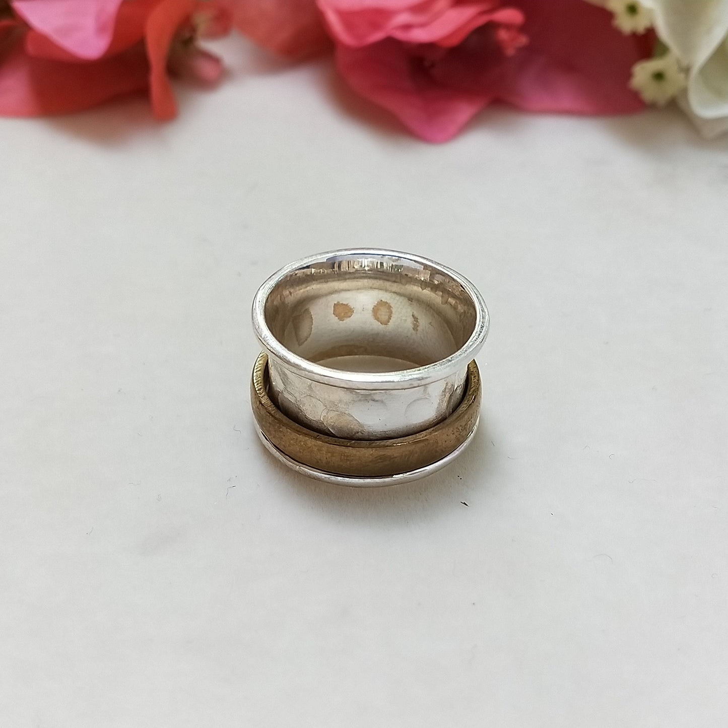 Spinner Band Ring , Sterling Silver Band ring , Unique Band Silver ring , Handmade silver Ring , Bohemian Band , band , silver ring,freeship