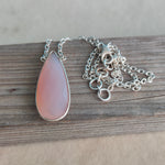 Rose Quartz Pendant in Solid 925-Sterling Silver | Gorgeous Handmade Rose Quartz Pendant | Boho Pendant Gift for Her