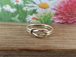 Knot Finger sterling silver ring , handmade silver ring , stacking silver ring , charm silver ring , handcrafted boho ring , Knot Ring