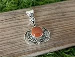 Beautiful Handmade Sunstone Pendant in Solid 925-Sterling Silver | Gorgeous Handmade Sunstone Pendant | Boho Pendant Gift for Her Gifts