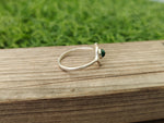 Malachite Gemstone sterling silver ring, handmade silver ring ,stacking silver ring ,charm silver ring ,handcrafted boho ring ,silver ring