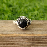 Unique Secret message ring , Sterling silver 925 ring , Black Onyx Silver Ring , January birthstone ring , love ring, small box ring , gift