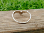 Crown  sterling silver ring , handmade silver ring , stacking silver ring , charm silver ring , handcrafted boho ring , silver ring