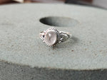 Boho Statement Ring | Rose Quartz Sterling Silver Ring | Hand Crafted Bohemian Ring | Boho Ring | Rose Quartz Ring | Rings for Gift - Rose