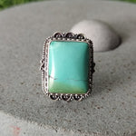 Turquoise ring , handmade silver bohemian ring , boho silver ring , Silver ring , Turquoise ring ,Sterling Silver Ring,Handcrafted Boho Ring