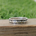 Spinner Band Ring ,Sterling Silver Band ring, Silver band ring ,925 sterling silver ring ,spinner ring , thumb ring , band ring