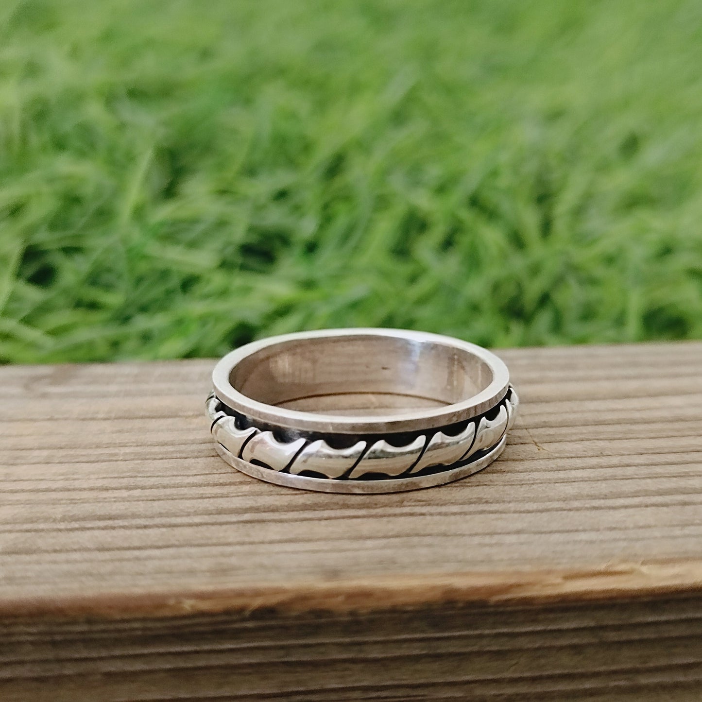 Spinner Band Ring ,Sterling Silver Band ring, Silver band ring ,925 sterling silver ring ,spinner ring , thumb ring , band ring