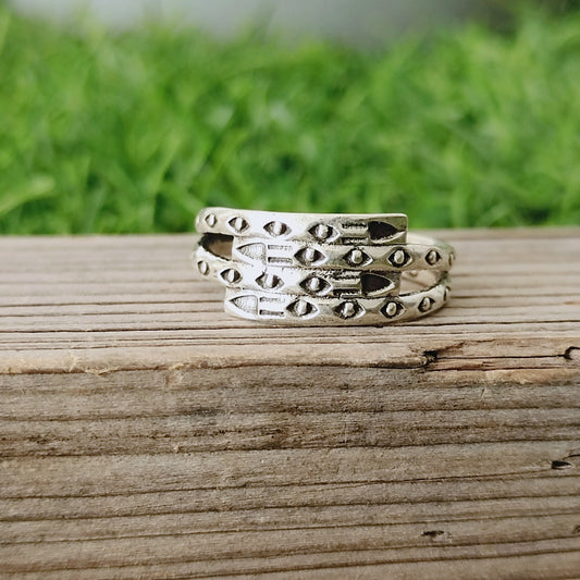 Handmade stacking silver ring, stacking sterling silver ring, stacking silver ring ,charm silver ring, handcrafted boho ring, silver ring