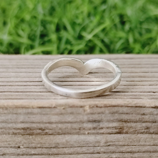 Handcrafted stacking silver ring, stacking sterling silver ring, stacking silver ring ,charm silver ring, handcrafted boho ring, silver ring