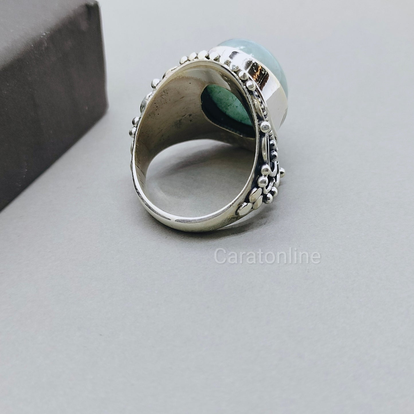 Aquamarine Stone Silver ring , Sterling Silver ring, Unique ring Silver Ring, Handmade Silver Ring, Bohemian ring, Gifts for her , freeship