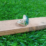 Moss Agate Gemstone Ring, 925 Sterling Silver Ring, Moss Agate Gemstone Silver ring , Personalized Ring, Gift for Women
