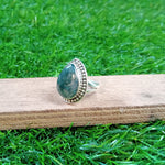 Moss Agate Gemstone Ring, 925 Sterling Silver Ring, Moss Agate Gemstone Silver ring , Personalized Ring, Gift for Women