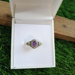 Natural Amethyst 925 Sterling Silver Boho Ring - Boho Statement Ring -Hand Crafted Bohemian Ring-Amethyst Stone-Gift for Women-Free shipping