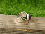 Amethyst Gemstone 925 Sterling Silver Boho Ring - Hand Crafted Bohemian Ring - Natural Amethyst stone - Gift for Women- bohemian Rings