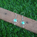 Larimar 925 Sterling Silver Handmade Earring | Larimar Stone | Bohemian Earrings | Daily Wearable Earrings | Beautiful Gift for Her