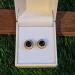 Black Onyx Silver Studs Earring - Sterling silver 925 earrings - Bohemian Studs - Handmade Boho Studs - Silver Earrings - Gift for Women