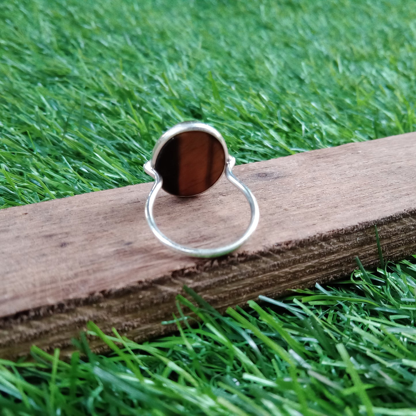 Tiger's  Eye Gemstone Boho Statement 925 Sterling Silver Ring | Hand Crafted Bohemian Ring | Boho Ring | Tiger's Eye Ring | Rings for Gift