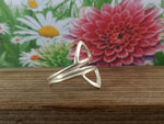 Lotus Leaves sterling silver ring , handmade silver ring , stacking silver ring , charm silver ring , handcrafted boho ring , wave Ring