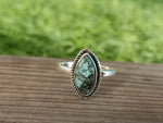 Boho Statement Ring| Turquoise Sterling Silver Ring | Hand Crafted Bohemian Ring | Boho Ring | Turquoise Ring | Rings for Gift