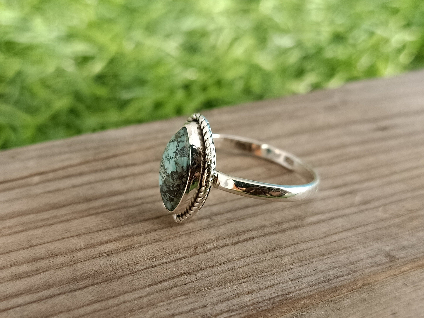Boho Statement Ring| Turquoise Sterling Silver Ring | Hand Crafted Bohemian Ring | Boho Ring | Turquoise Ring | Rings for Gift