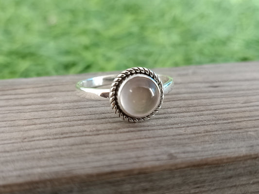 Boho Statement Ring| Rose Quartz Sterling Silver Ring | Hand Crafted Bohemian Ring | Boho Ring | Rose Quartz Ring | Rings for Gift
