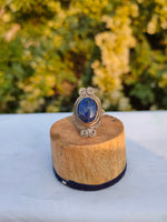 Boho Statement Ring | Lapis Sterling Silver Ring | Hand Crafted Bohemian Ring | Boho Ring | Lapis Ring | Rings for Gift