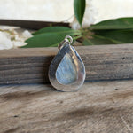 Rainbow Moonstone Pendant in Solid 925-Sterling Silver | Gorgeous Handmade Rainbow Moonstone Pendant | Boho Pendant Gift for Her