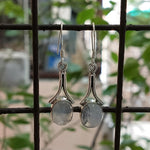 Rainbow Moonstone 925 Sterling Silver Handmade Earring Rainbow Moonstone Oval Shape Silver Earrings  Boho Earrings Gift for Her