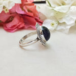 Amethyst Gemstone Ring - Amethyst Sterling Silver Ring - Hand Crafted Bohemian Ring-Bohemian Ring - Amethyst - Rings - free shipping