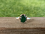 Boho Statement Ring | Green Onyx Sterling Silver Ring | Hand Crafted Bohemian Ring | Boho Ring | Green Onyx Ring | Rings for Gift