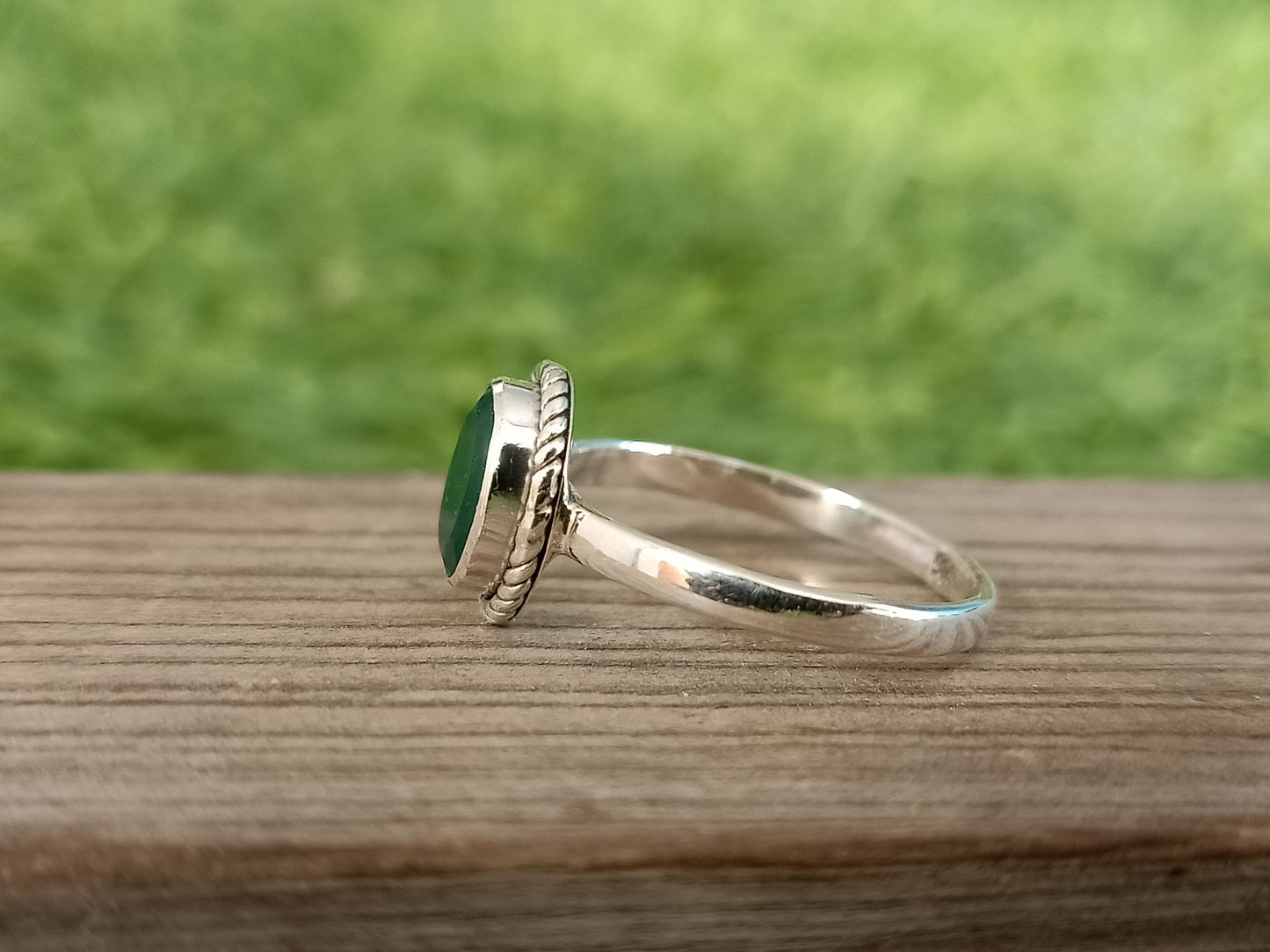 Boho Statement Ring | Green Onyx Sterling Silver Ring | Hand Crafted Bohemian Ring | Boho Ring | Green Onyx Ring | Rings for Gift