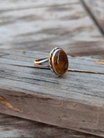 Boho Statement Ring | Tiger Eye Sterling Silver Ring | Hand Crafted Bohemian Ring | Boho Ring | Tiger Eye Ring | Rings for Gift