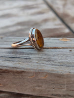 Boho Statement Ring | Tiger Eye Sterling Silver Ring | Hand Crafted Bohemian Ring | Boho Ring | Tiger Eye Ring | Rings for Gift