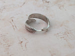 Leaves sterling silver ring , handmade silver ring , stacking silver ring , charm silver ring , handcrafted boho ring , Leaves Ring