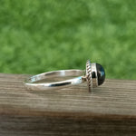 Boho Statement Ring | Black Rutile Sterling Silver Ring | Hand Crafted Bohemian Ring | Boho Ring | Black Rutile Ring | Rings for Gift