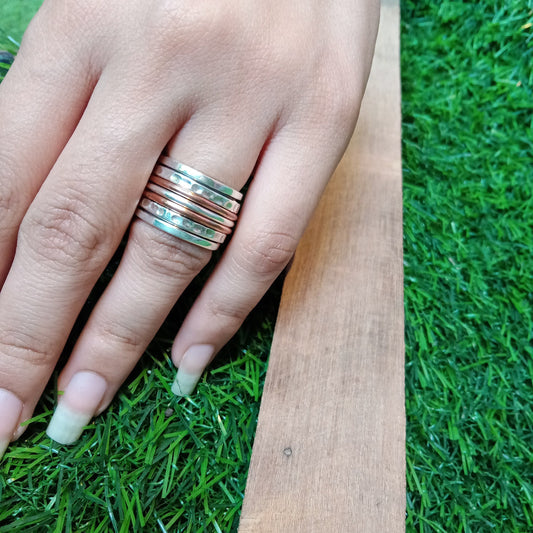 Spinner Band Ring , Sterling Silver Band ring , Unique Band Silver ring , Handmade silver Ring , Bohemian Band , band , silver ring,freeship