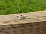 Crown  sterling silver ring , handmade silver ring , stacking silver ring , charm silver ring , handcrafted boho ring , silver ring
