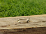 Crown  sterling silver ring , handmade silver ring , stacking silver ring , charm silver ring , handcrafted boho ring , silver ring
